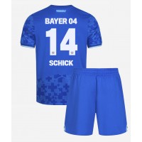 Stroje piłkarskie Bayer Leverkusen Patrik Schick #14 Koszulka Trzeciej dla dzieci 2025-26 Krótki Rękaw (+ szorty)